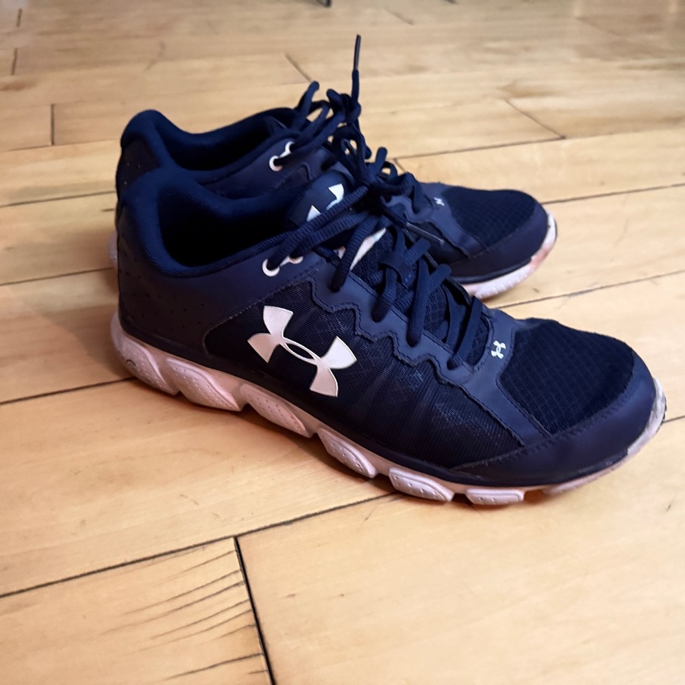 Under Armour Navy Blue Athletic Sneakers - Picture 5 of 7